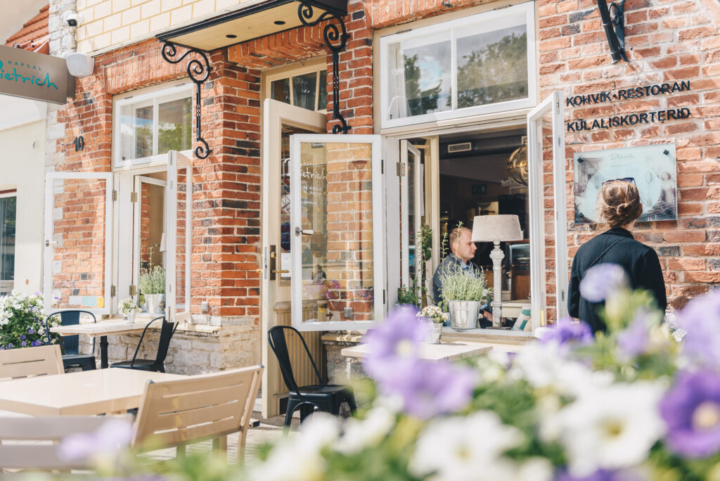 Hapsal Dietrich kohvik-restoran Haapsalu vanalinnas.